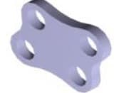 ADAPTER PLATE FOR FOOTREST SYSTEM