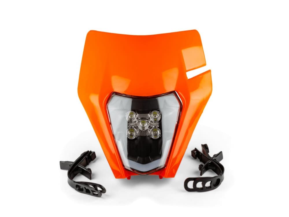 Racing Force LED Enduro fejidom (Univerzális - narancs)