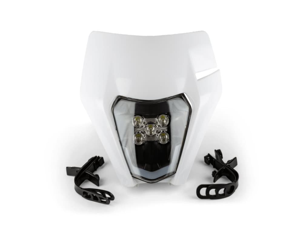 Racing Force LED Enduro fejidom (Univerzális - fehér)