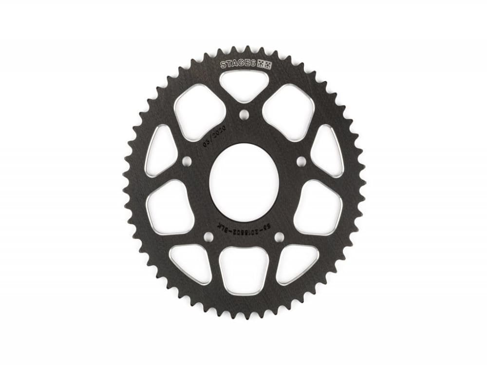 Stage6 CNC alumínium lánckerék (Motorshipania / Peugeot - fekete - Z53 - 420)