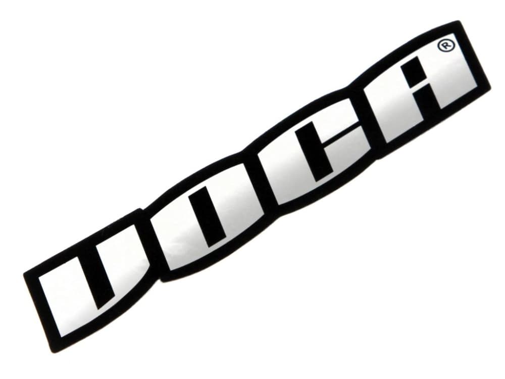 Voca Racing hőálló kipufogó matrica (11x4cm) (Króm hatású)