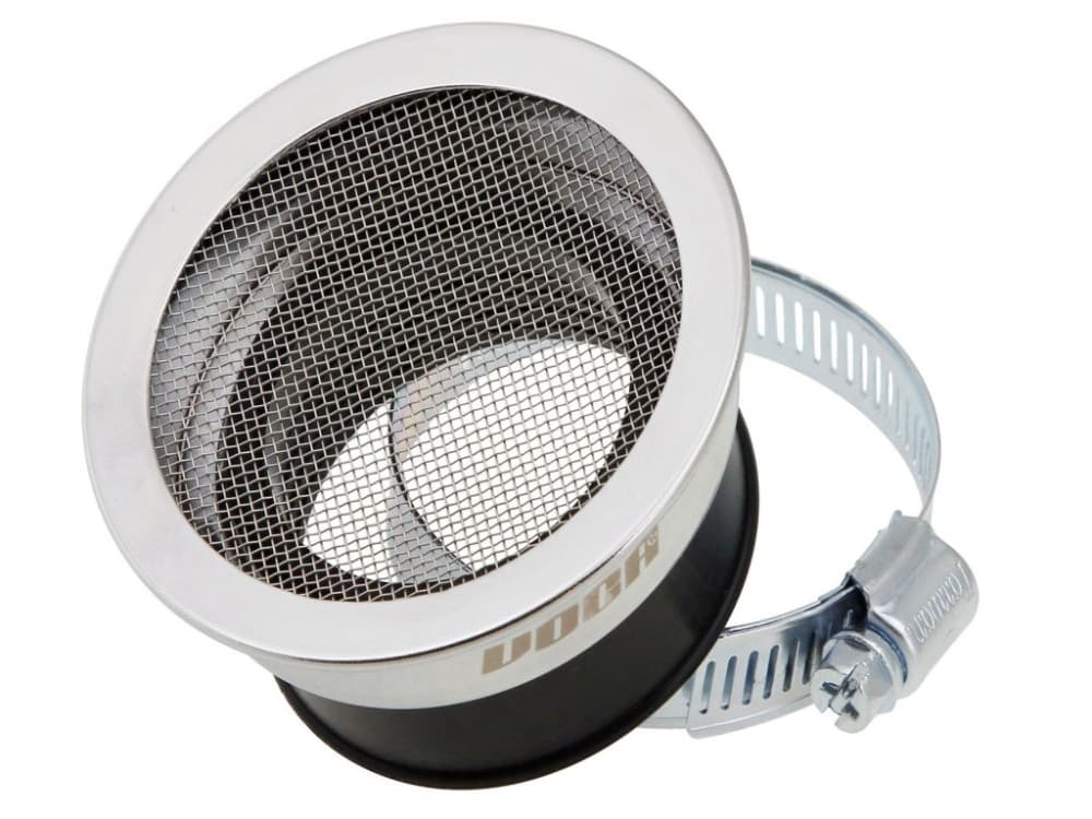 Voca Racing karburátor légszűrő tölcsér (PWK - d=48mm) (Króm)