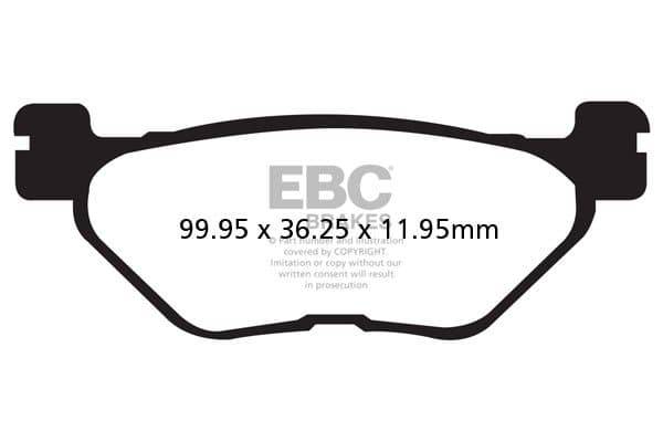 EBC Blackstuff Kevlar-Aramid fékbetét (FD352)