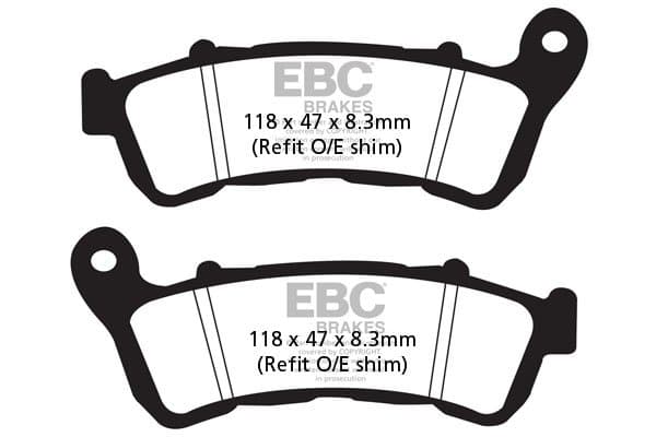 EBC Blackstuff Kevlar-Aramid fékbetét (FD344)