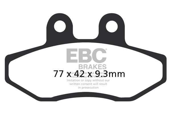 EBC Blackstuff Kevlar-Aramid fékbetét (FD342)