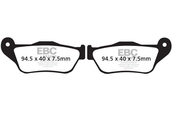 EBC Blackstuff Kevlar-Aramid fékbetét (FD355)