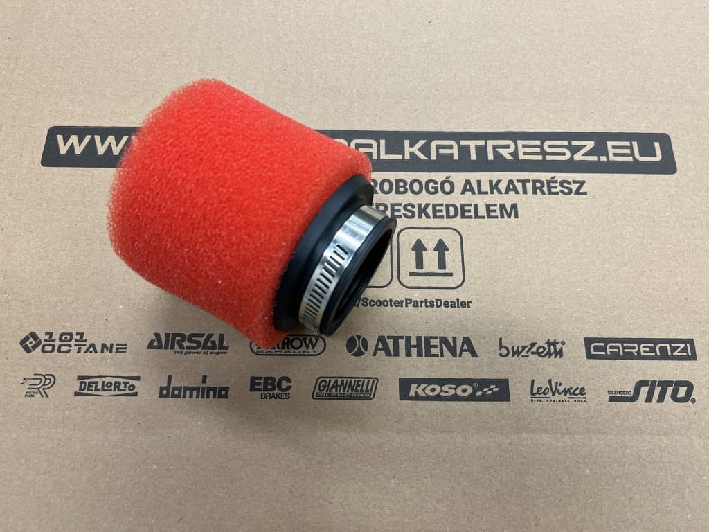 Racing Force duplarétegű sportlégszűrő (48mm - piros)