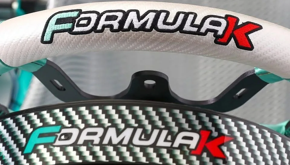 Formula K gokart váza közelről
