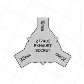 EXHAUST SOCKET TEMPLATE