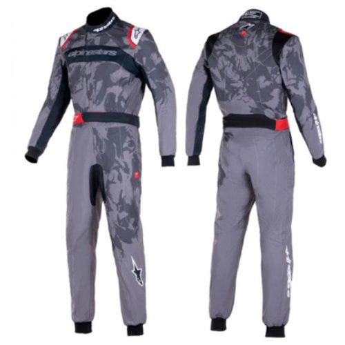  ADULT KMX-9 V2 GRAPHIC 5 SUIT Dark Grey/Red 48-as