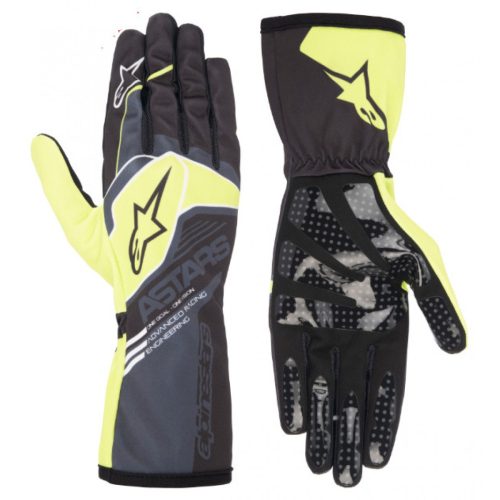 2023 TECH-1 K RACE V2 GLOVES ANTRACITE LIME L-es