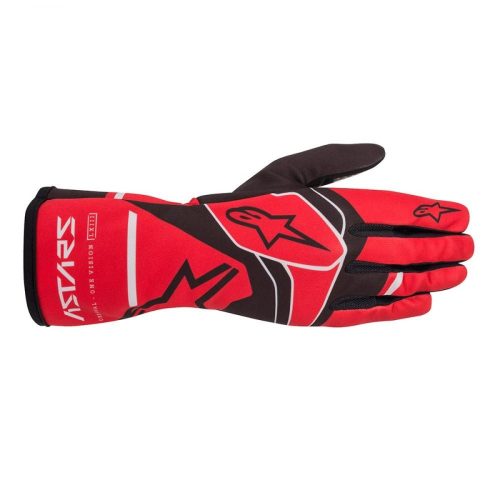 2022 TECH-1 K RACE S V2 GLOVES BLACK / WHITE M-es gyerek méret