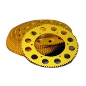 KF STANDARD SPROCKET 87 TEETH GOLD ANODIZED
