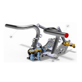 (16) BABY ADJUSTABLE FOOTREST SYSTEM