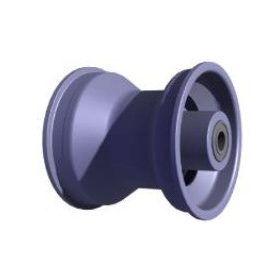 VENTED ALUMINIUM FRONT RIM L109MM WITH Ø17MM BEARINGS
