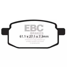 EBC Blackstuff Kevlar-Aramid fékbetét (FD136)