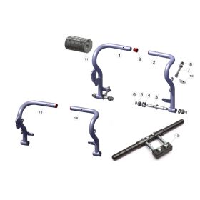 (11) PEDAL EXTENSION KIT (left+right)