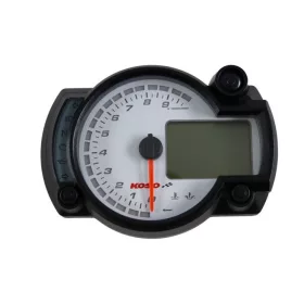   Koso RX2N Plus analóg / digitális mûszerfal (Többféle kivitelben!) - 10.000RPM -Fehér háttér / Kék fény