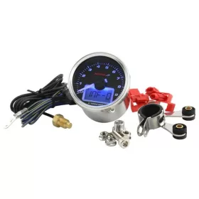   Koso GP-Style II digitális mérõmûszer (d=55x57mm) (Többféle változatban!) - Fekete háttér / Kék világítás (9000rpm)