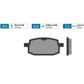 Polini Original fékbetét (FD136)