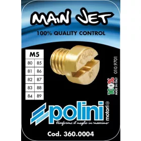   Polini 10db-os főfúvóka szett (Dellorto - 5mm) (Többféle kivitelben!) - 80 - 89