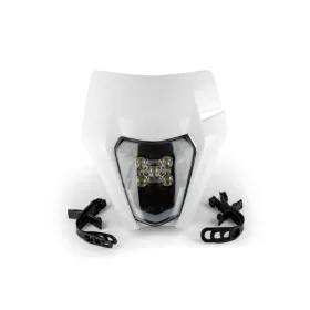 Racing Force LED Enduro fejidom (Univerzális - fehér)