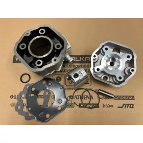   Racing Force 70ccm-es öntöttvas komplett hengerszett (Derbi EBE / EBS - ezüst)