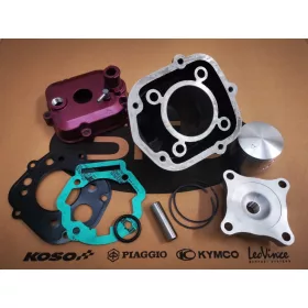   Racing Force 70ccm-es öntöttvas komplett hengerszett (Piaggio D50B0 - rózsaszín)