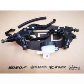 Racing Force CNC komplett fék és kuplungkar szett (Fekete)