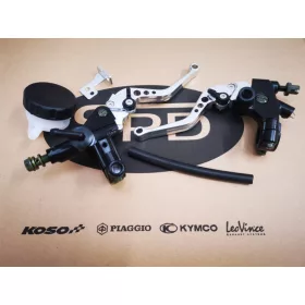 Racing Force CNC komplett fék és kuplungkar szett (Ezüst)