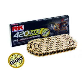 RK erősített meghajtólánc (420-140 szem - Arany)