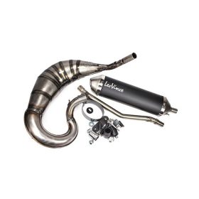   LeoVince X-Fight Black sportkipufogó (Derbi EBE / Piaggio D50B0 - Derbi Senda)