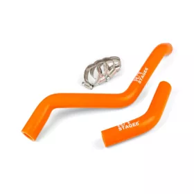   Stage6 szilikon vízhűtéscső (Aprilia RX / SX - Derbi Senda - Gilera RCR / SMT - narancs)