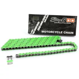 Stage6 Racing meghajtólánc (420 - 140 szem - neon zöld)