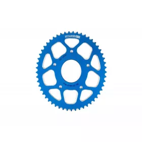   Stage6 CNC alumínium lánckerék (Motorshipania / Peugeot - kék - Z53 - 420)