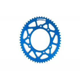   Stage6 CNC alumínium lánckerék (Minarelli AM / Piaggio D50B0 / Derbi EBE/EBS - kék - Z53 - 420)