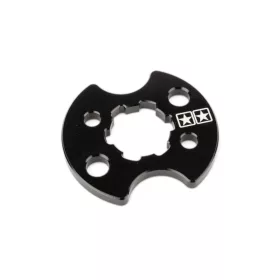   Stage6 lánckerék rögzítő alumínium lemez (Derbi EBE / EBS - Piaggio D50B0 - fekete)