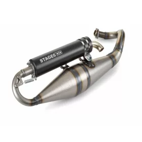 Stage6 Pro Replica MK2 kipufogó (Piaggio - fekete)