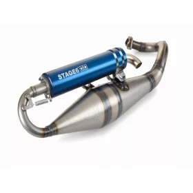 Stage6 Pro Replica MK2 kipufogó (Piaggio - kék)