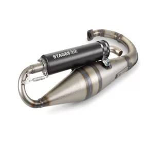   Stage6 Pro Replica MK2 kipufogó (Állóhengeres Minarelli - fekete)