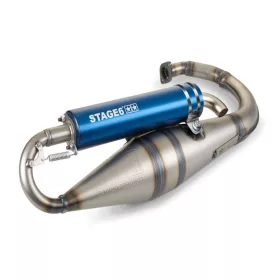   Stage6 Pro Replica MK2 kipufogó (Állóhengeres Minarelli - kék)