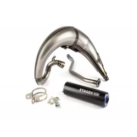 Stage6 Streetrace CNC kipufogó (Yamaha DT - kék/fekete)