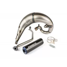 Stage6 Streetrace CNC kipufogó (Rieju MRT - kék/fekete)