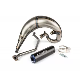   Stage6 Streetrace CNC kipufogó (Sherco SE / SM - kék/fekete)