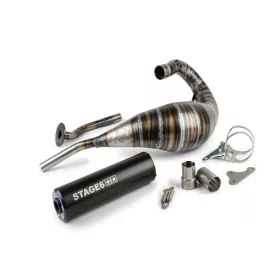   Stage6 R/T 80-90ccm CNC kipufogó (Beta RR / HM - kék/fekete)