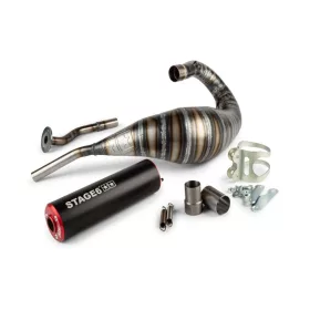   Stage6 R/T 80-90ccm CNC kipufogó (Beta RR / HM - piros/fekete)
