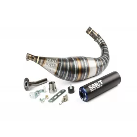   Stage6 R/T 90-100ccm CNC kipufogó (Minarelli AM - kék/fekete)