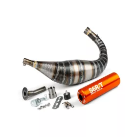 Stage6 R/T 90-100ccm CNC kipufogó (Minarelli AM - narancs)