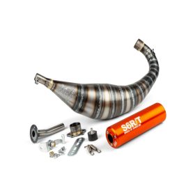   Stage6 R/T 90000ccm CNC kipufogó (Derbi EBE / EBS - Piaggio D50B0 - narancs)