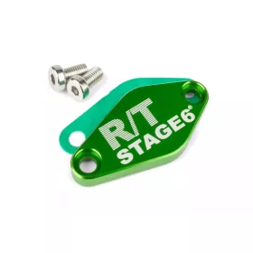   Stage6 R/T MK2 CNC olajpumpa fedél (Minarelli AM - Derbi EBE / EBS - Piaggio D50B0 - zöld)